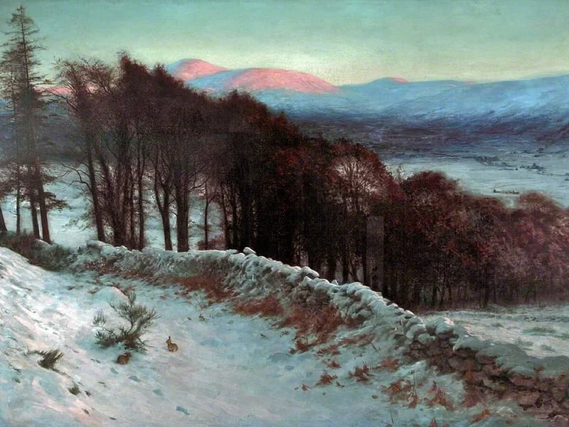 1846-Joseph Farquharson - E tutta l'aria che un silenzio solenne può contenere